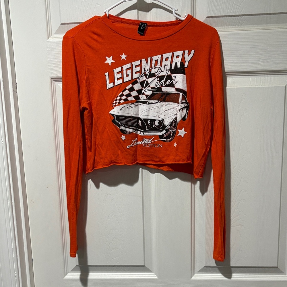 Windsor Orange Legendary Car Long Sleeve Tee
